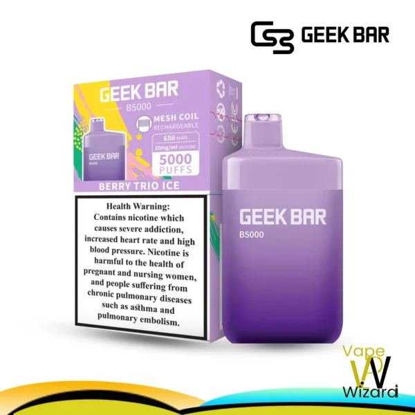 BERRY TRIO ICE GEEK BAR B5000