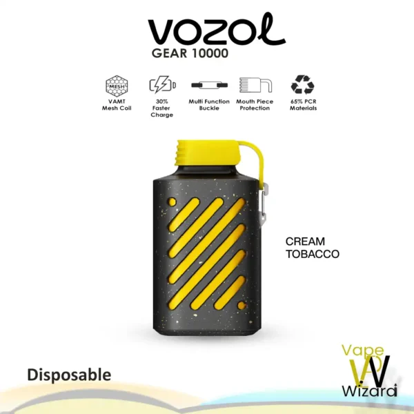 CREAM TOBACCO VOZOL GEAR 10000