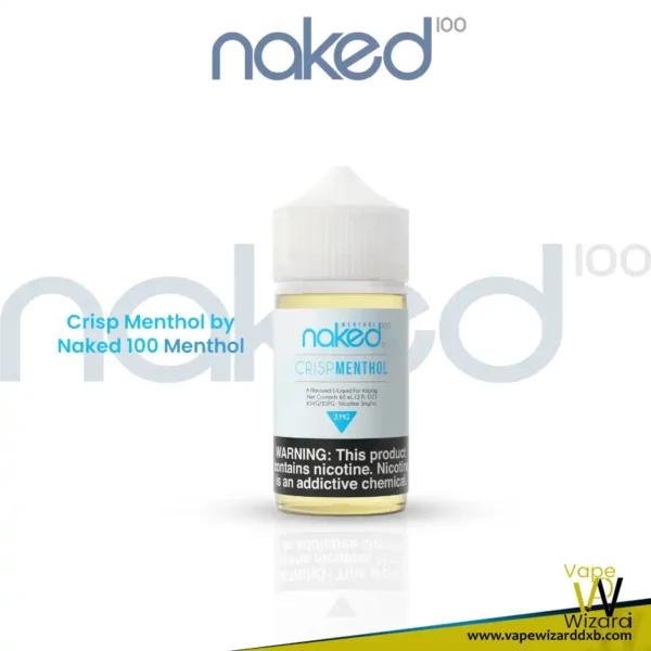 CRISP MENTHOL BY NAKED 100 MENTHOL E LIQUID