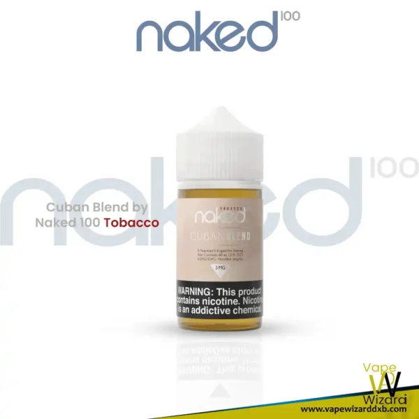 CUBAN BLEND BY NAKED 100 TOBACCO E LIQUID