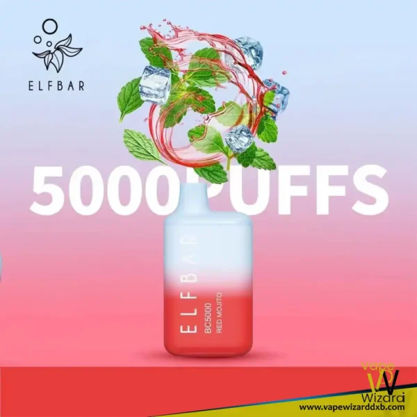 ELF BAR 5000 20MG RED MOJITO