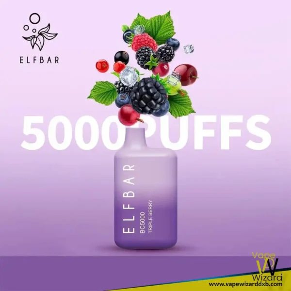 ELF BAR 5000 20MG TRIPLE BERRY