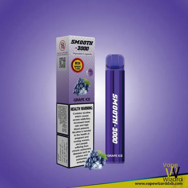 GRAPE ICE SMOOTH 3000 20MG DISPOSABLE