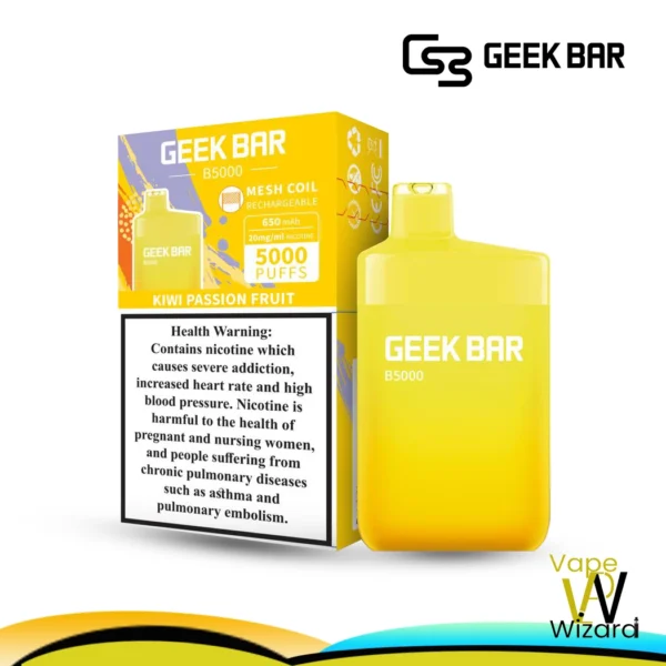 KIWI PASSION FRUIT GEEK BAR B5000