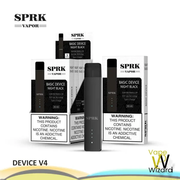 SPRK VAPOR DEVICE V4 NIGHT BLACK