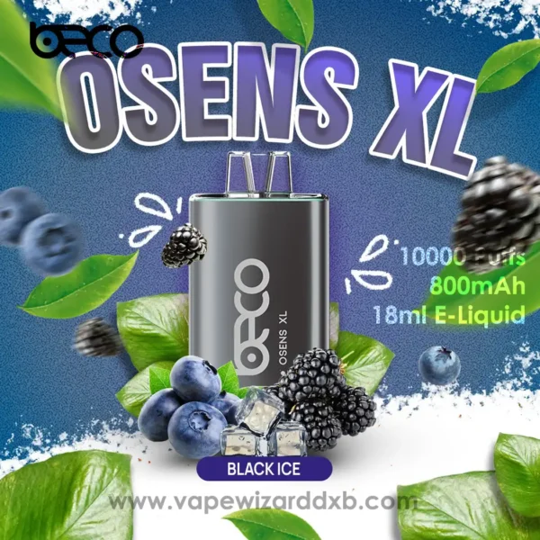 black ice beco osens xl 10000 puffs