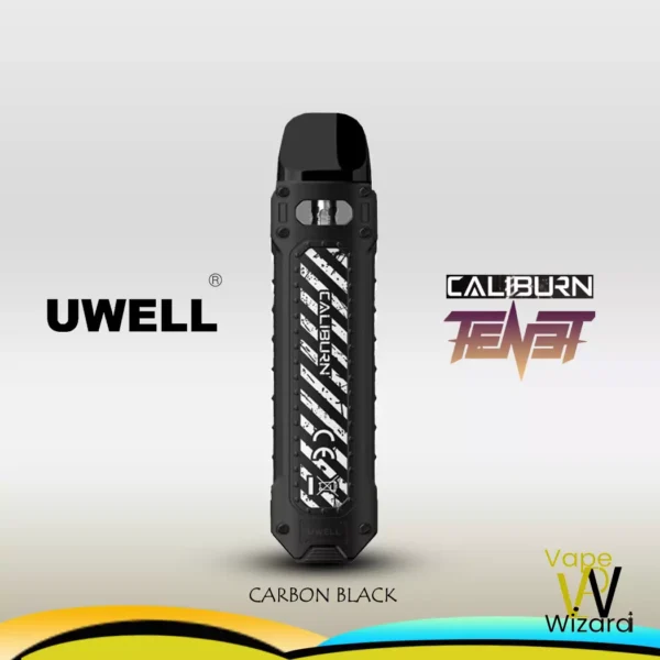 carbon black uwell caliburn tenet