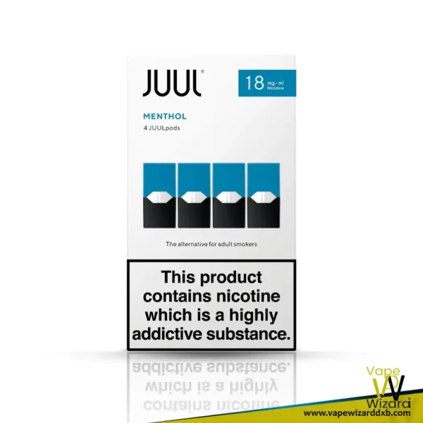 menthol juul 1 pods 18mg