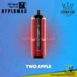 two-apple-crown-bar-15k-hypermax-al-fakher-15000-puffs