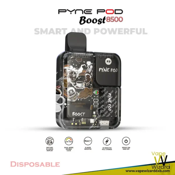 COLOMBIAN COFFEE PYNE POD BOOST 8500