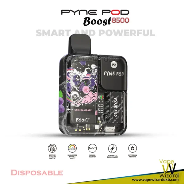 SAKURA GRAPE PYNE POD BOOST 8500