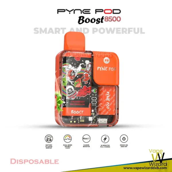 STRAWBERRY WATERMELON PYNE POD BOOST 8500