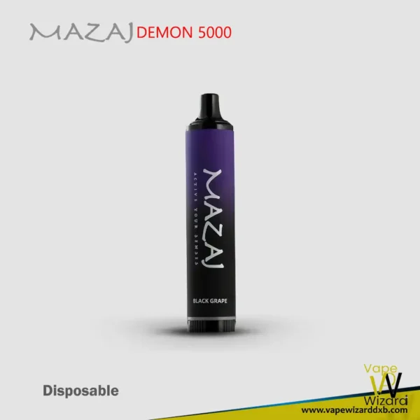 black grape mazaj disposable demon 5000