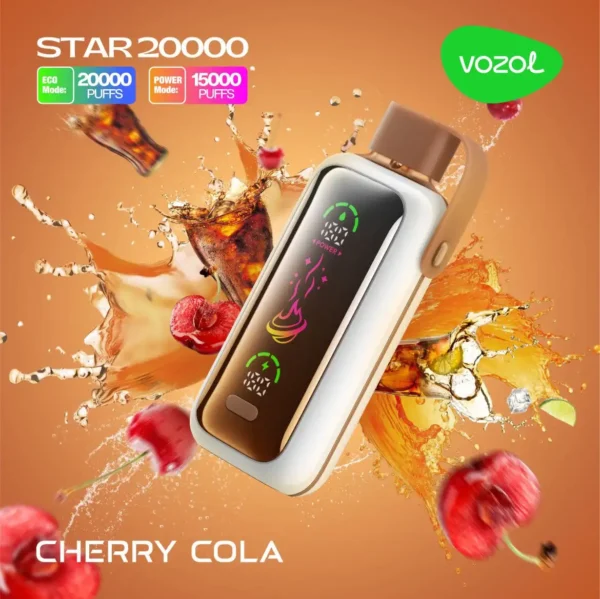 cherry cola vozol star 20000 disposable vape