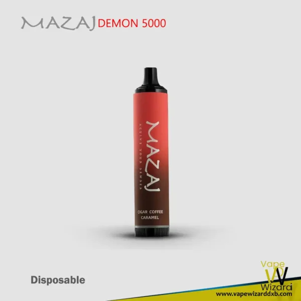 cigar coffee caramel mazaj disposable demon 5000