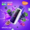 grape ice vozol star 20000 disposable vape