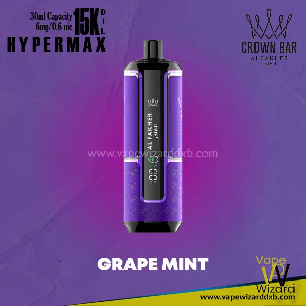 grape-mint-crown-bar-15k-hypermax-al-fakher-15000-puffs