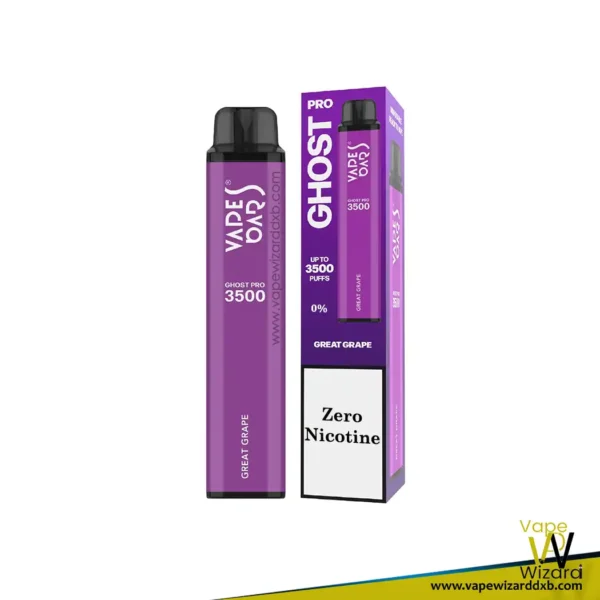 great grape 0mg disposable vapes bar ghost pro 3500 vapes