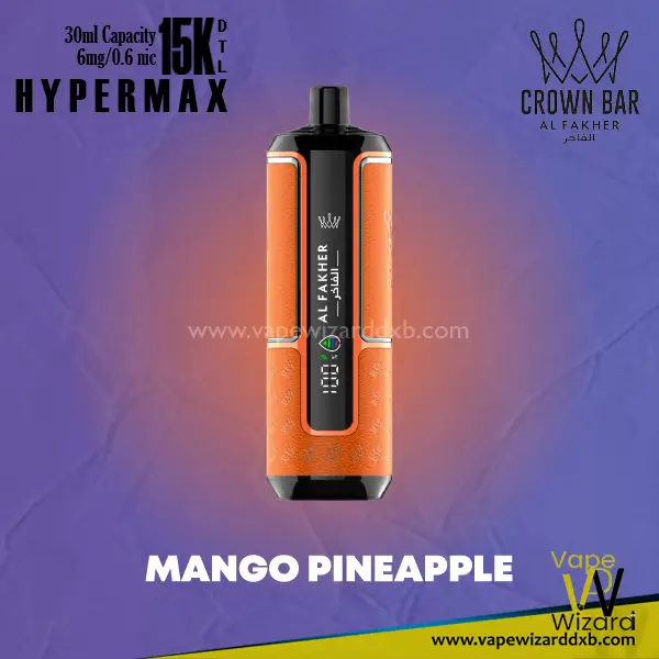 mango-pineapple-crown-bar-15k-hypermax-al-fakher-15000-puffs