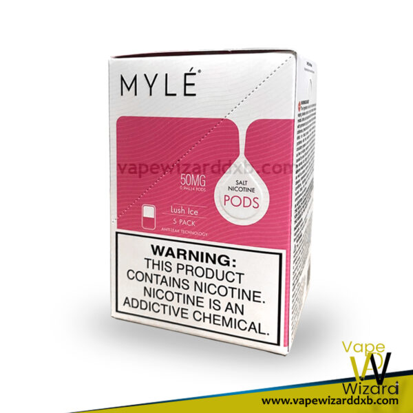 myle pod v4 lush ice 50mg box UAE