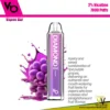 vapes bar diamond 7000 20mg grape