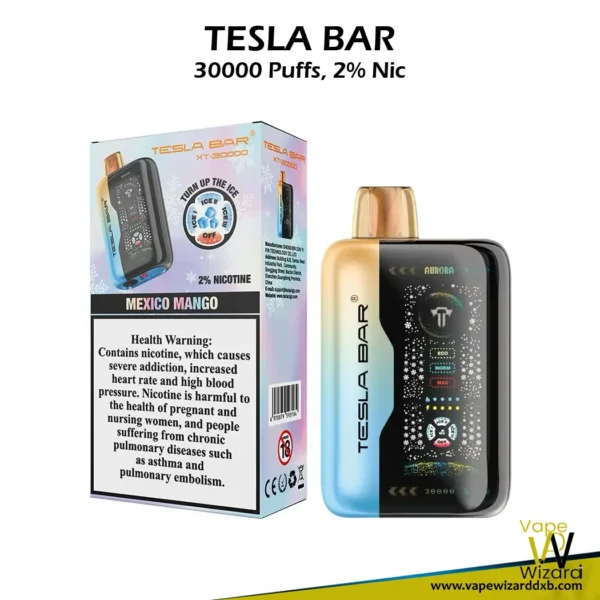 mexico mango tesla bar xt 30000 puffs 20mg disposable