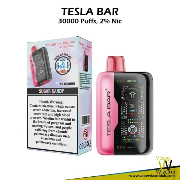 sugar candy tesla bar xt 30000 puffs 20mg disposable