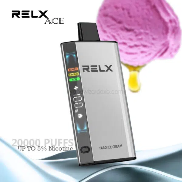 taro ice cream relx ace 20000 puffs disposable