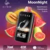 watermelon cantaloupe guava elfbar 40k puffs moon night disposable 50mg