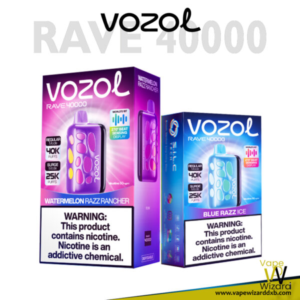 vozol rave 40000 puffs pack