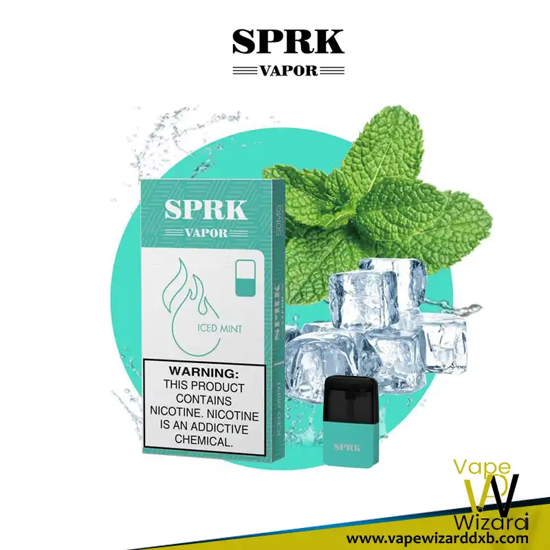 ICED MINT SPRK Vapor V4 Pods Dubai
