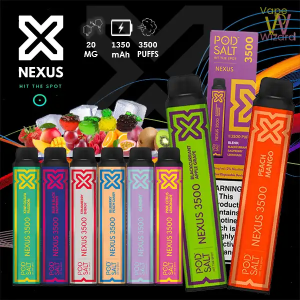 Pod Salt Nexus 3500 Puffs Disposable Vape
