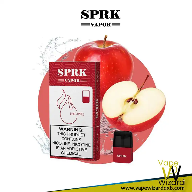 RED APPLE SPRK Vapor V4 Pods Dubai