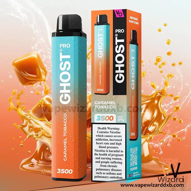 Vape Ghost Pro 3500 Caramel Tobacco in UAE